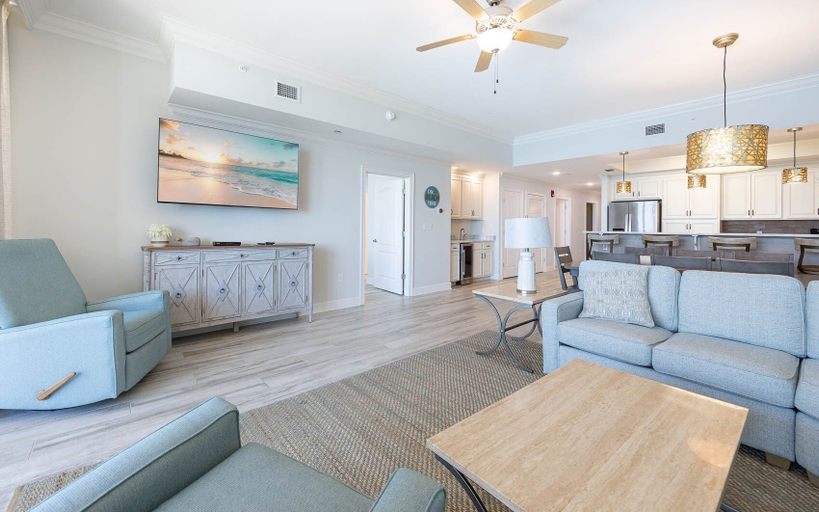 Living area 2, Phoenix Orange Beach 804 3 Bedroom Condo by RedAwning, Baldwin