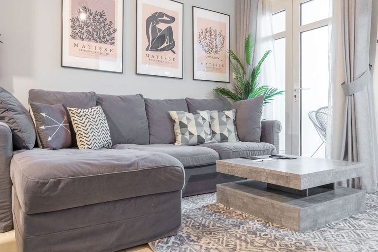 Room 2, Pleasing 1-bedroom for 4 in JVC for Relaxing Getaway, Dubai