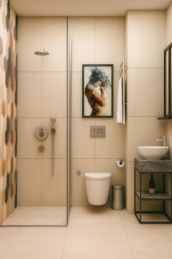 Bathroom 4, Sparkle Hotel, Şişli