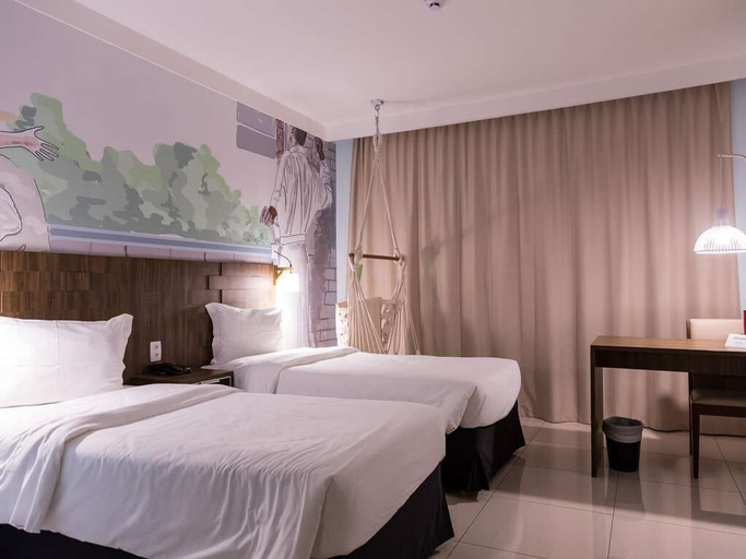 Bedroom 3, Golden Tower Maurílio Biagi by Fênix Hotéis, Ribeirao Preto