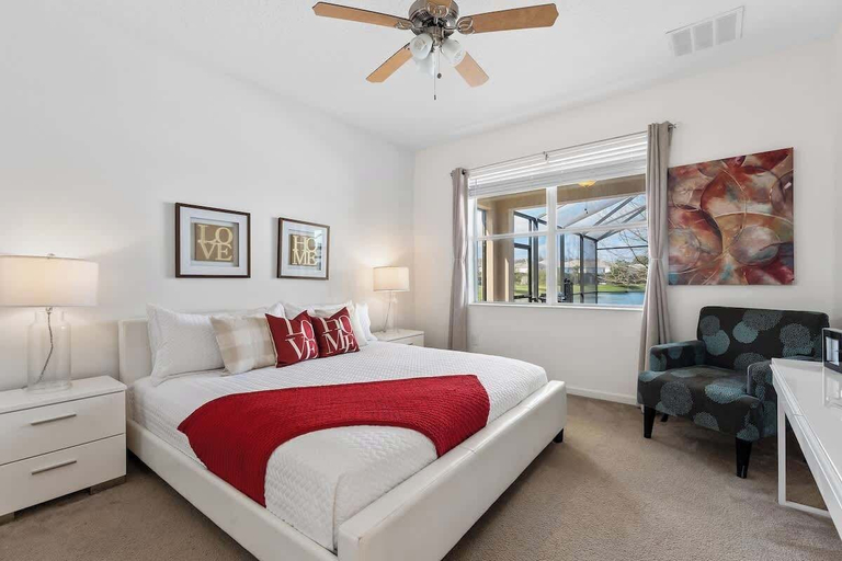 Bedroom 2, Ground Floor Gathering up to 9 Guests Bl387, Osceola