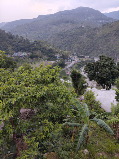 City view from property 2, Sri Shakti Hotel & Restaurant, Rudraprayag