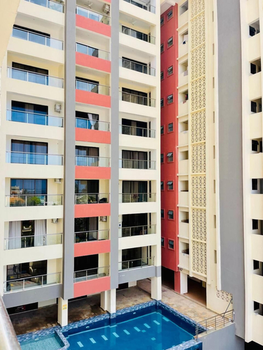 Front of property, Third Avenue Beach Apartments, Nyali