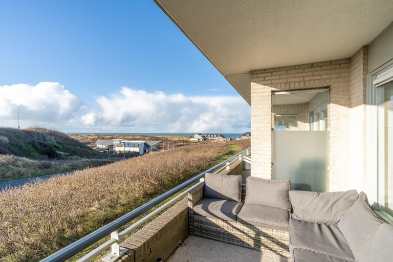 View from property 3, 2-person apartment with island-sea view and sauna, Texel
