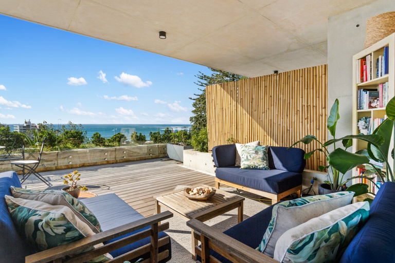 Living room 4, Ocean Views, Deck and Parking at Beach Apartment, Sydney