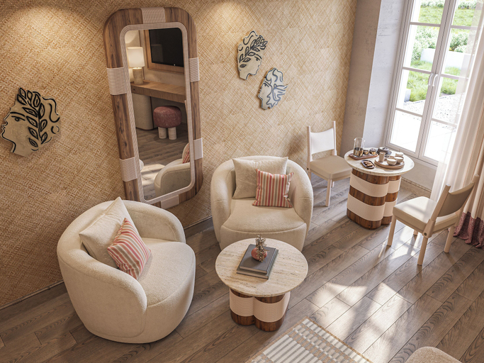 Room 3, Hôtel de la Fontaine, Vaucluse