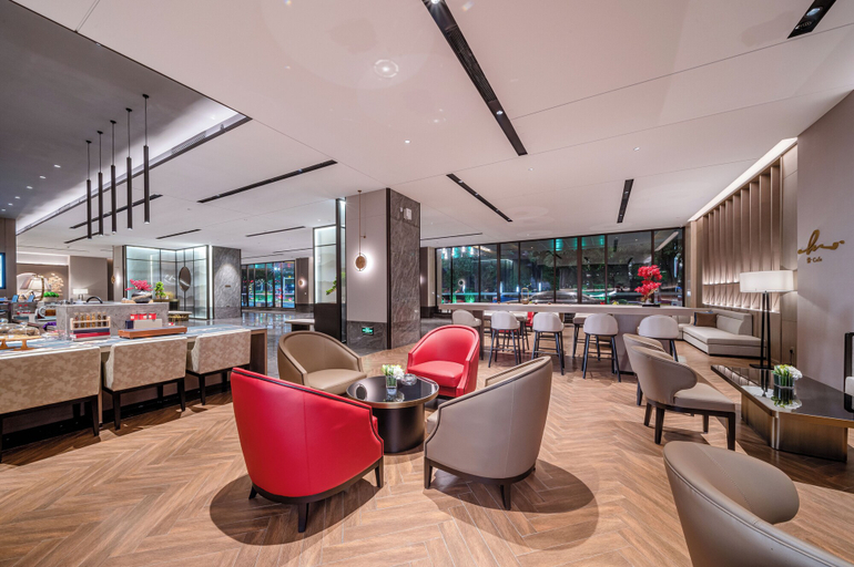 Lobby sitting area 3, Yicheng Hotel Wuzhou City Government, Wuzhou