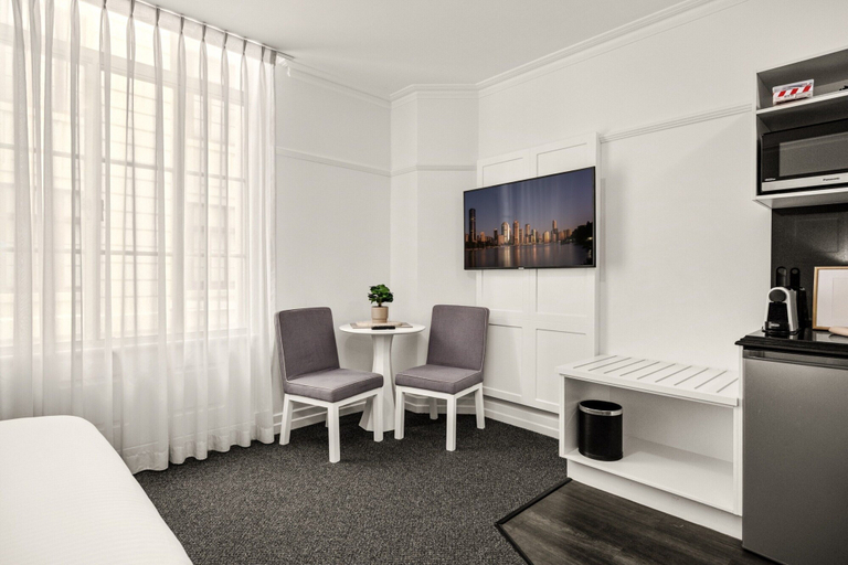 Living room 2, Studio Stay in Brisbane CBD Hotel Building, Brisbane