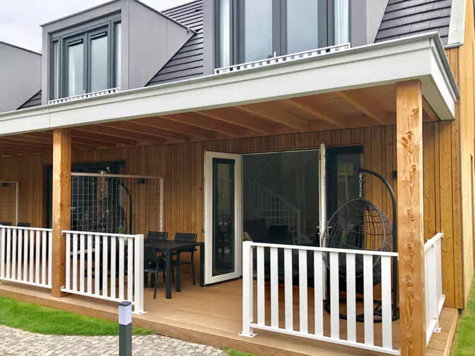 Reception, Beautiful Lodge for 5-person Near the Beach, Veere