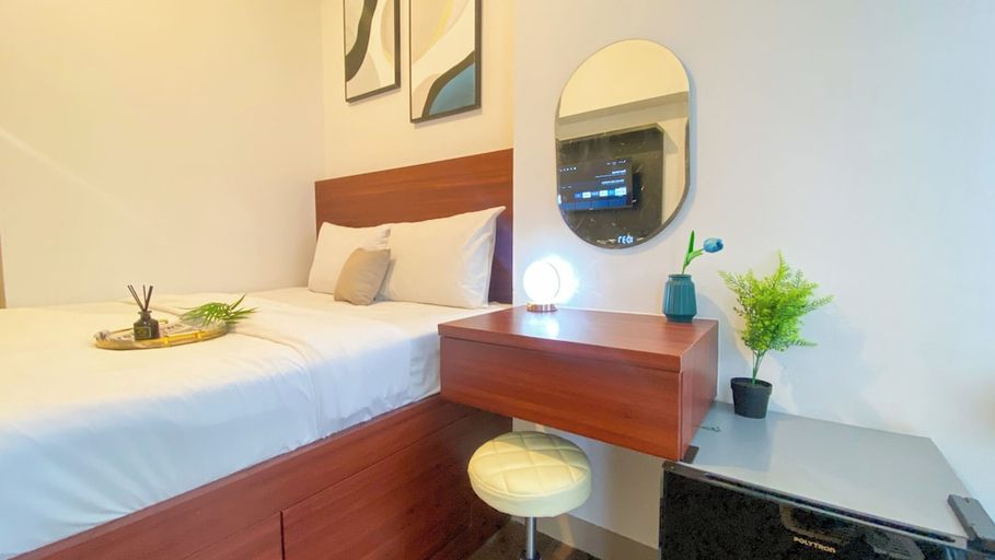 Bedroom 3, Modern And Scenic Studio At Tokyo Riverside Pik 2 Apartment, Tangerang