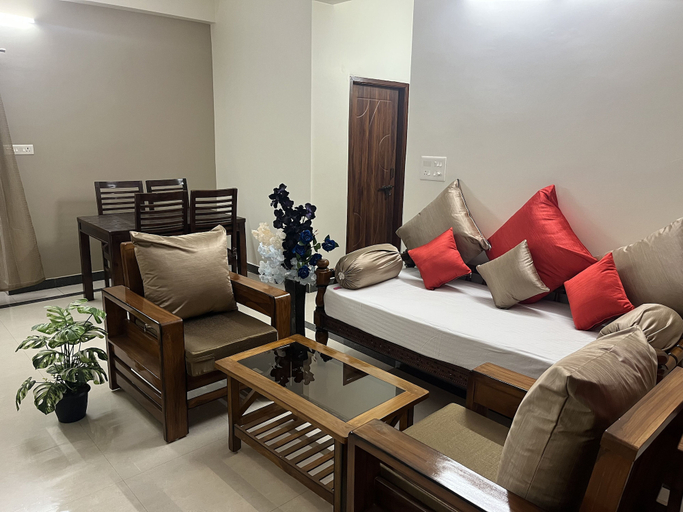Room 3, 2BHK-Gachibowli 200 MBPS Wi‑Fi+ Upgraded Bathrooms, Hyderabad