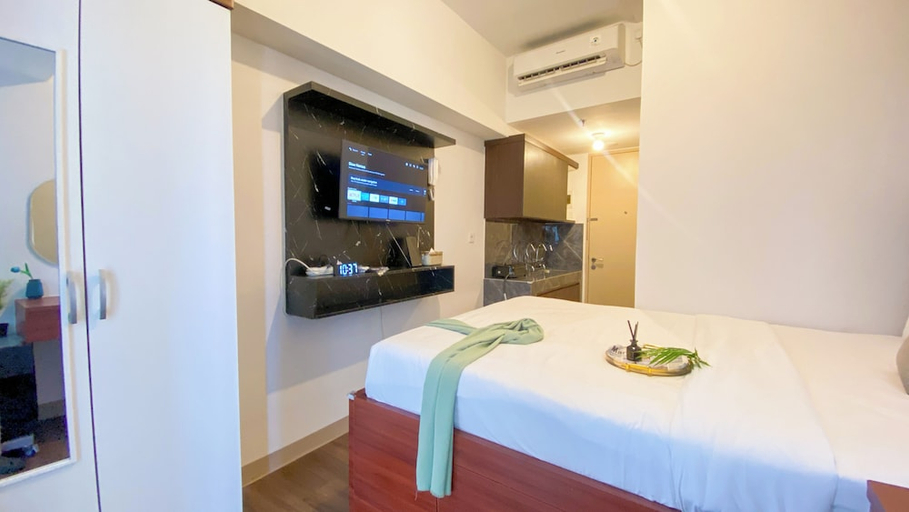 Bedroom 5, Modern And Scenic Studio At Tokyo Riverside Pik 2 Apartment, Tangerang