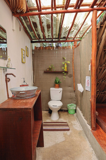 Bathroom 4, El Búho Eco-Cabañas Hostal., Othón P. Blanco