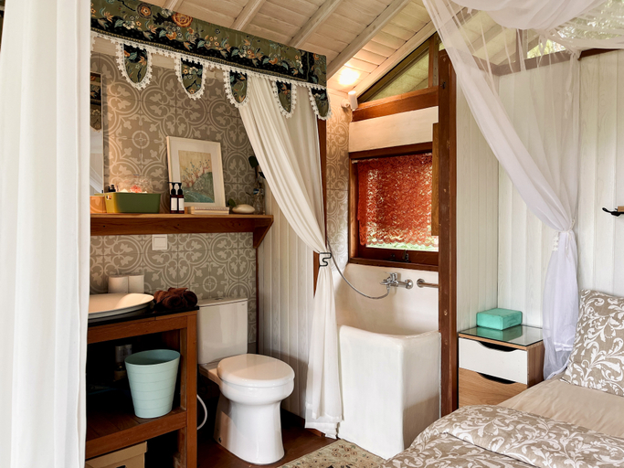 Bathroom 5, A Handcrafted Hilltop Retreat Beneath Mt. Batukaru, Tabanan
