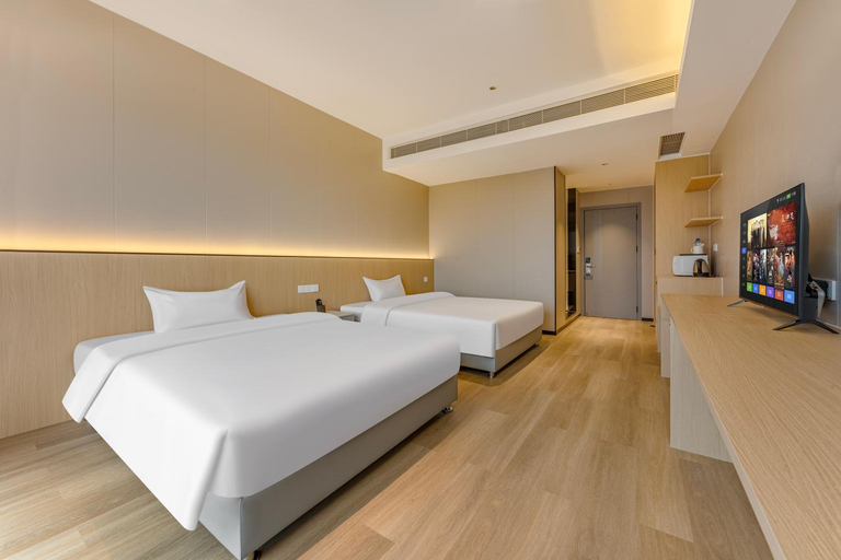 Bedroom, HeeFun Apartment GZ -Poly World Trading Center, Guangzhou