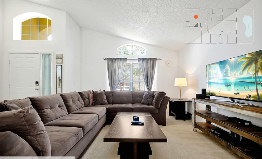 Room 5, Private Pool Oasis With King Bed, Osceola