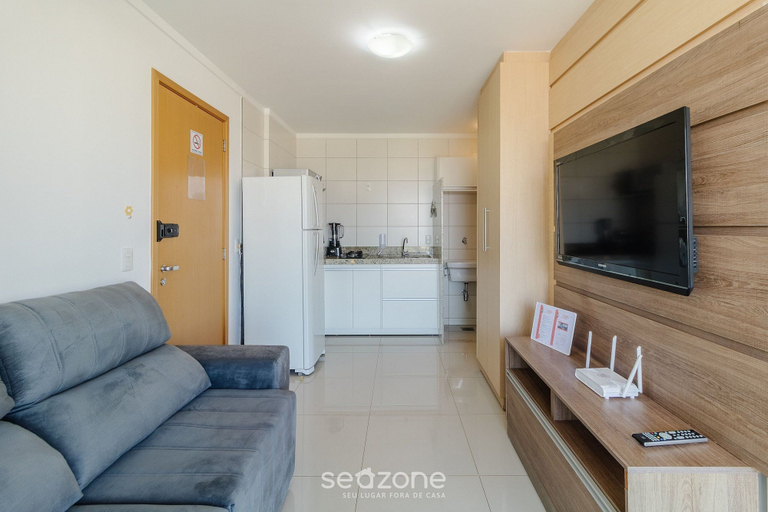 Living area 2, Estúdio em Cond no Setor Bueno CEL1804, Goiania