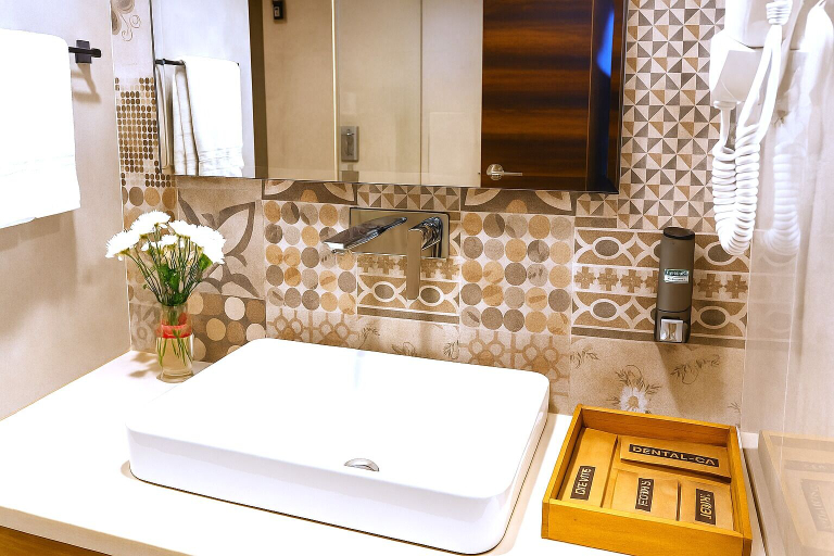 Bathroom 5, Resort Terra Paraiso, North Goa