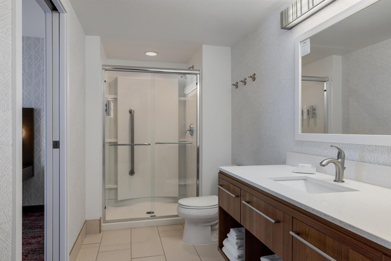 Bathroom 4, Home2 Suites by Hilton Milwaukee Brookfield, Waukesha