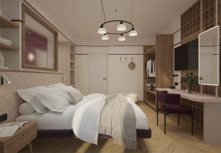 Bedroom 3, Hotel Taormina, Verona