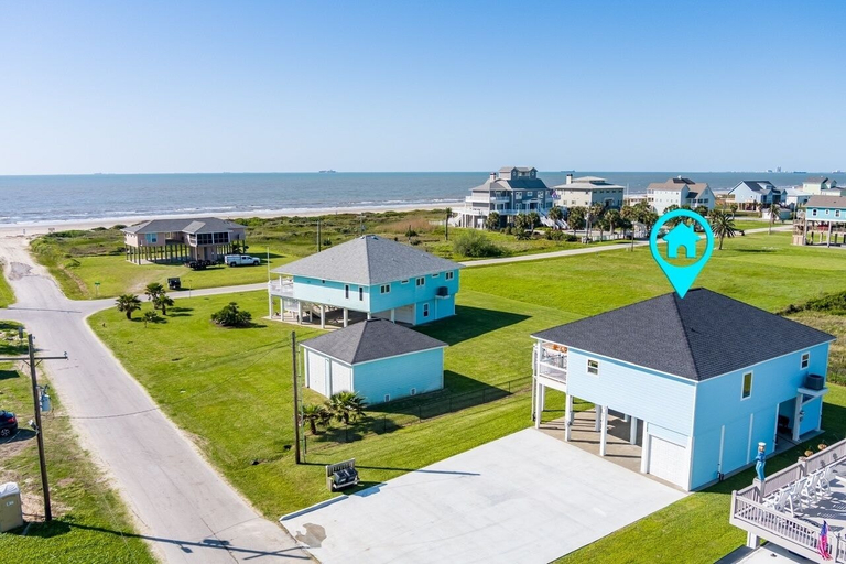 Exterior 4, Gulf Winds 3 Bedroom Home, Galveston
