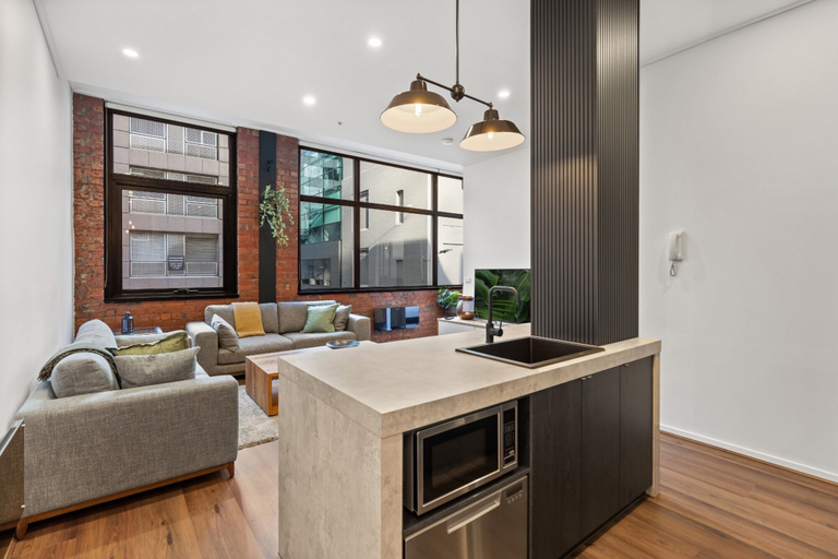 Private kitchen 4, 1-bed Warehouse Conversion in Melbourne CBD, Melbourne