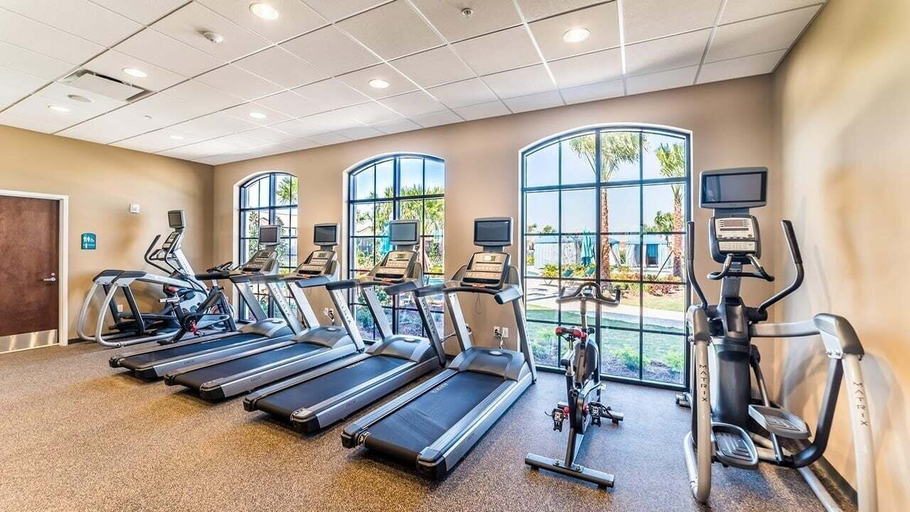 Fitness facility, Windsor at Westside Resort 8 Bedroom Pool+Spa Home 8 Home, Osceola