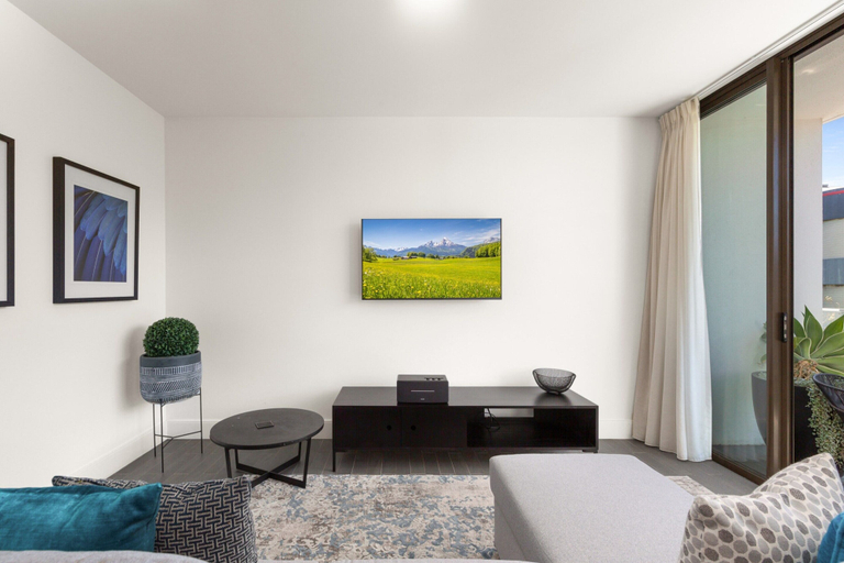 Living area 2, Modern 1-bed With Balcony in Surry Hills, Sydney