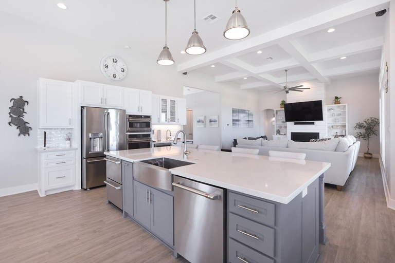 Private kitchen 4, Seashells By The Seashore 3 Bedroom Home by RedAwning, Galveston