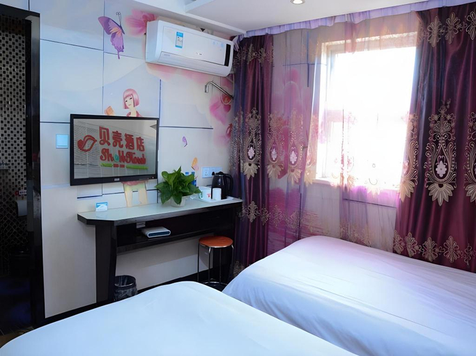 Bedroom 2, Shell Shanghai Jiading District Tongji University Xinhuang Road Hotel, Shanghai