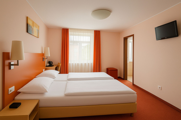 Bedroom 3, Atomis Hotel Düsseldorf City, Düsseldorf