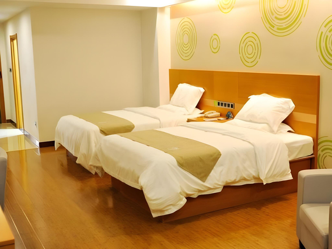 Bedroom 3, GreenTree Inn Zhenjiang Dagang New District Tongga, Zhenjiang