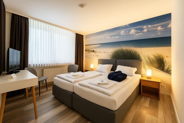 Bedroom 2, City Center Hotel Garni Cuxhaven, Cuxhaven