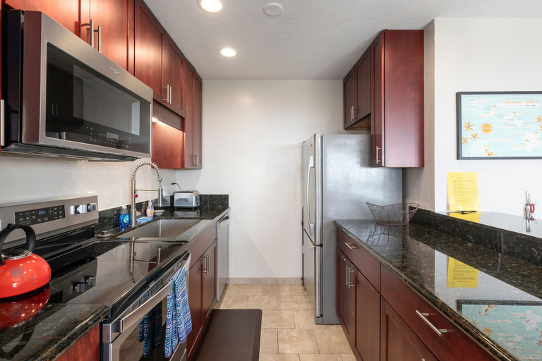 Private kitchen 4, Kona Coffee Villas E246 2 Bedroom Condo, Hawaii