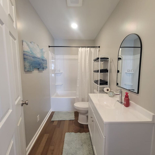 Bathroom, Modern Carriage House Escape Rest Work Explore, Indianapolis