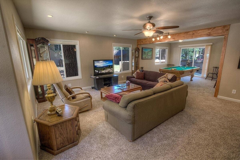 Living area 2, Corner Pocket Chalet 5 Bedroom Home by RedAwning, El Dorado