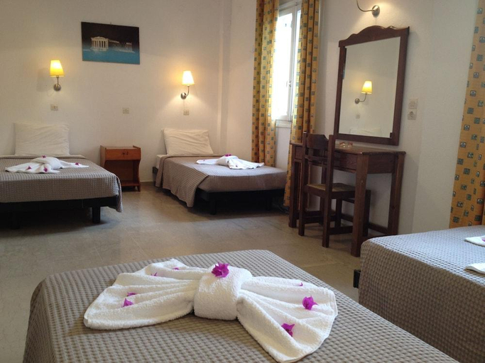 Bedroom 2, Nostos Beach Hotel, South Aegean