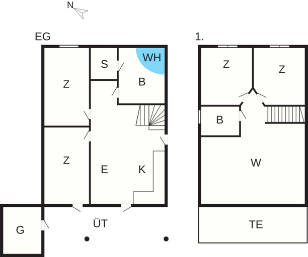 Floor plan 2, 5 Star Holiday Home in Grasten, Sønderborg