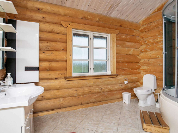 Bathroom, 5 Star Holiday Home in Frostrup, Thisted