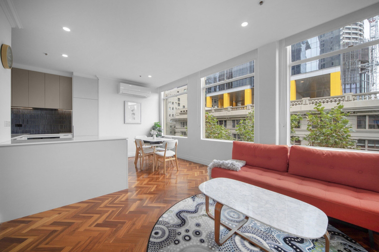Living room 2, Chic 1-bed Apartment In the Heart of Melbourne, Melbourne