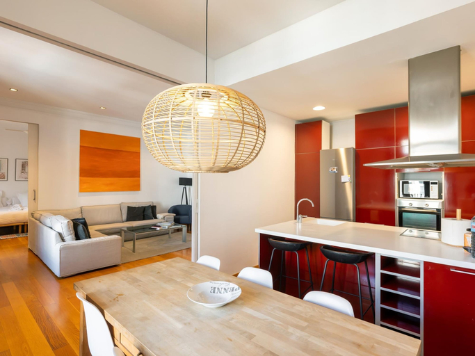 Room 3, Apartamento de Tres Habitaciones con Terraza 21B, Barcelona