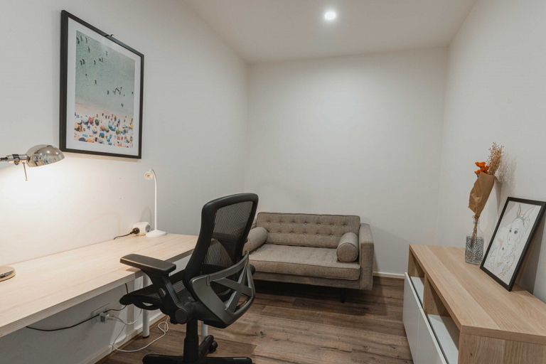 Interior, Lonsdale St 1-bed Unit With Study Area and Parking, Canberra