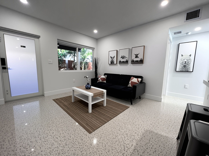 Living area 2, Casitas at Coconut Grove, Miami-Dade