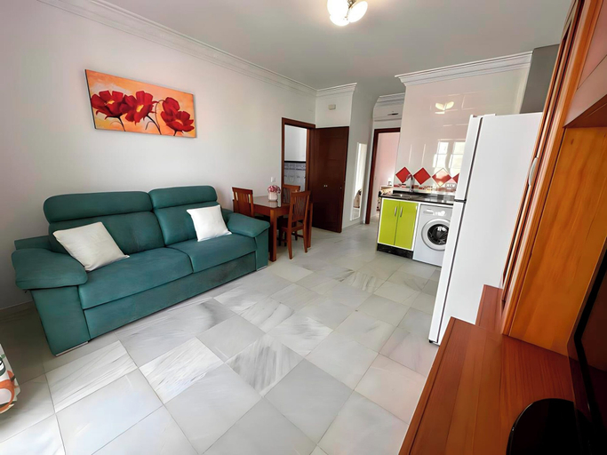 Living area, Alojamiento con balcón y vista al mar, Cádiz