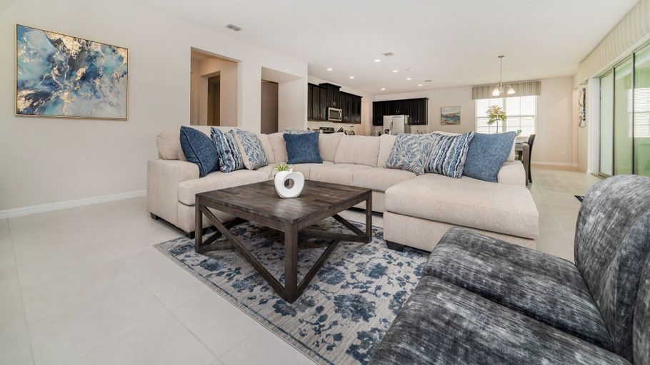 Living area 3, Solara Resort 5 Bedroom Home with Pool+Spa 5 Home, Osceola