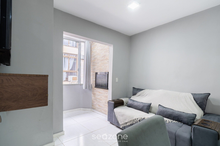 Living area, Apartments in a Building 500m From Canasvieiras Beach - Gals, Florianopolis