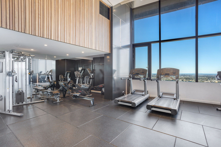 Fitness facility, 52nd Floor With Panoramic Views of Brisbane City, Brisbane