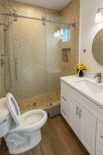 Bathroom 3, @ Marbella Lane Modern Home w/ Private Backyard, Orange
