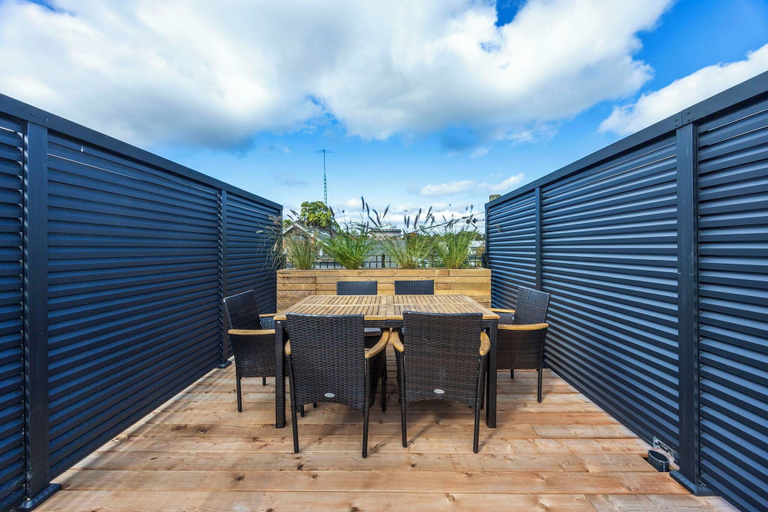 Rooftop terrace, The Brick Hotel, Toronto