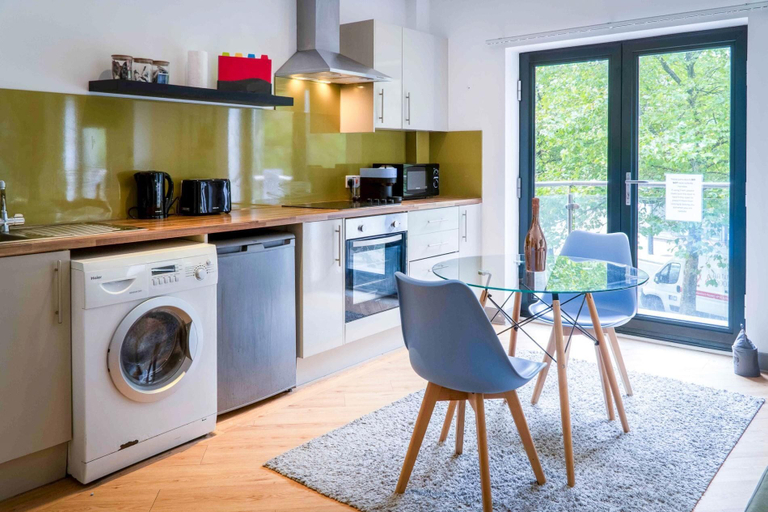 Private kitchen 4, Princess Lofts 1 - 1 Bedroom Studio - Swansea, Swansea